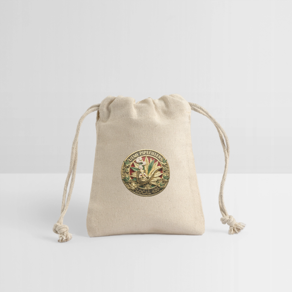 UTAH PIPEFILLERS LOCAL 420 Reusable Gift Bag - Natural