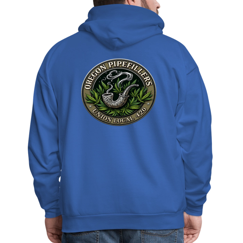 OREGON PIPEFILLERS UNION LOCAL 420 Men's Hoodie - royal blue
