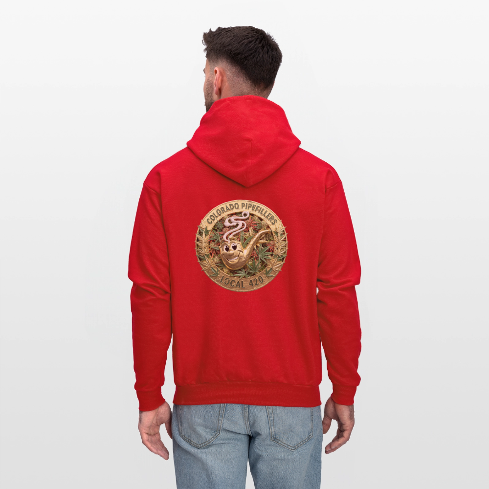 COLORADO PIPEFILLERS LOCAL 420 Men's Hoodie - red