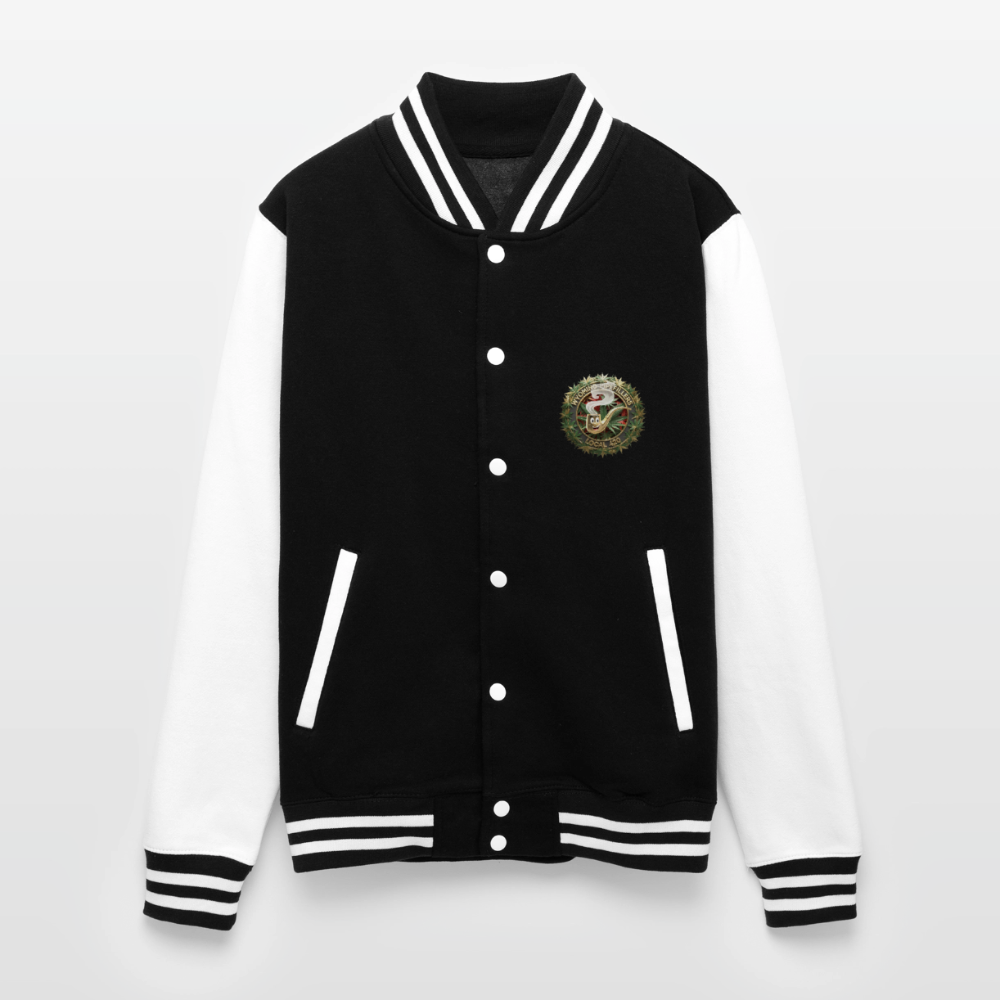 WYOMING PIPEFILLERS LOCAL 420 / 4 EMBLEM Unisex College Sweat Jacket - black/white