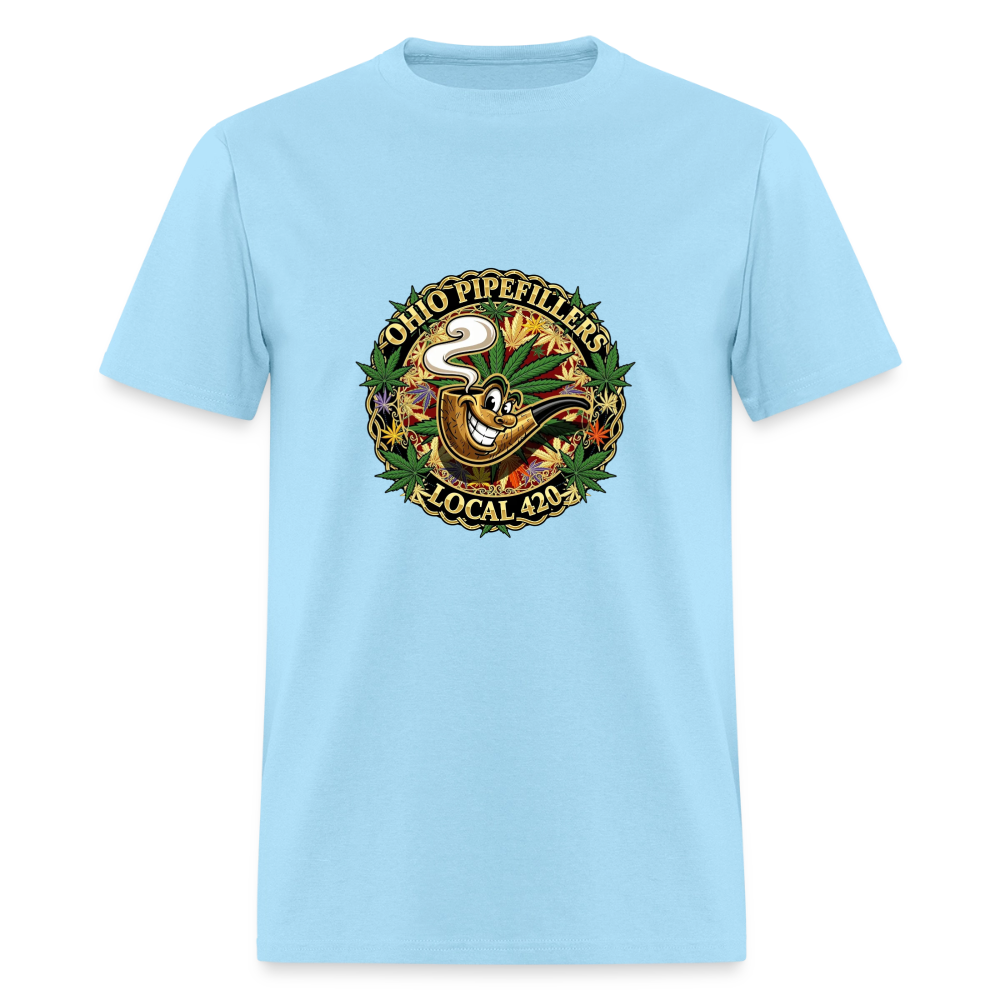 OHIO PIPEFILLERS LOCAL 420 Men's T-Shirt - powder blue