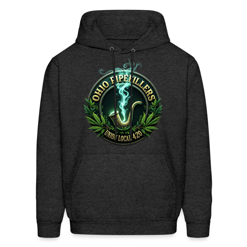 OHIO PIPEFILLERS UNION LOCAL 420 Men's Hoodie - charcoal grey