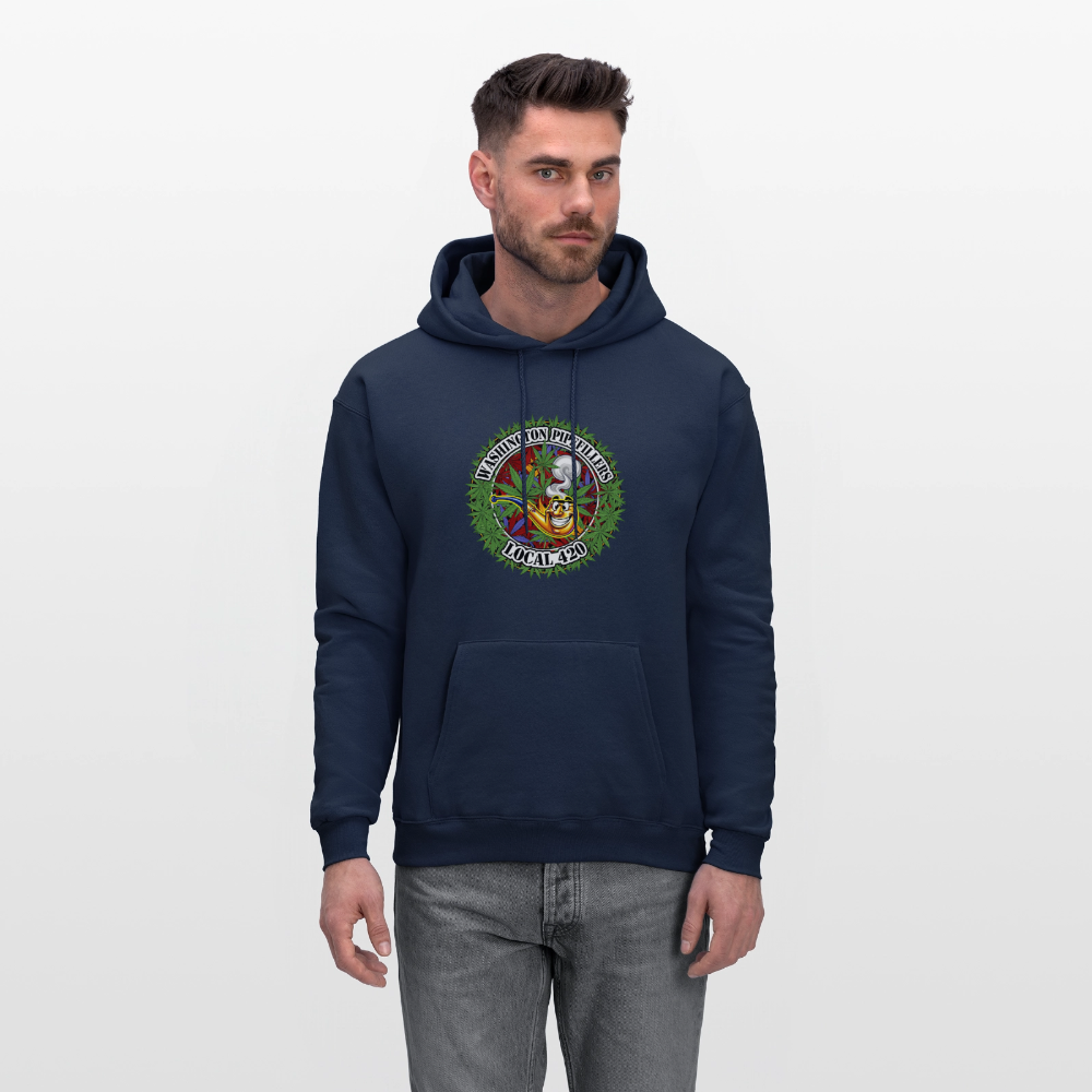 WASHINGTON PIPEFILLERS LOCAL 420 F/B DESIGN Men's Hoodie - navy