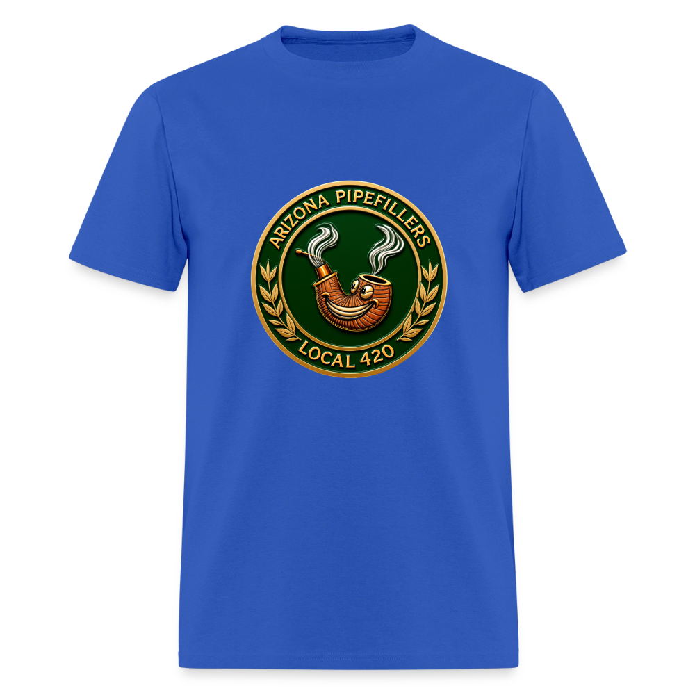 ARIZONIA PIPEFILLERS LOCAL 420 Men's T-Shirt - royal blue