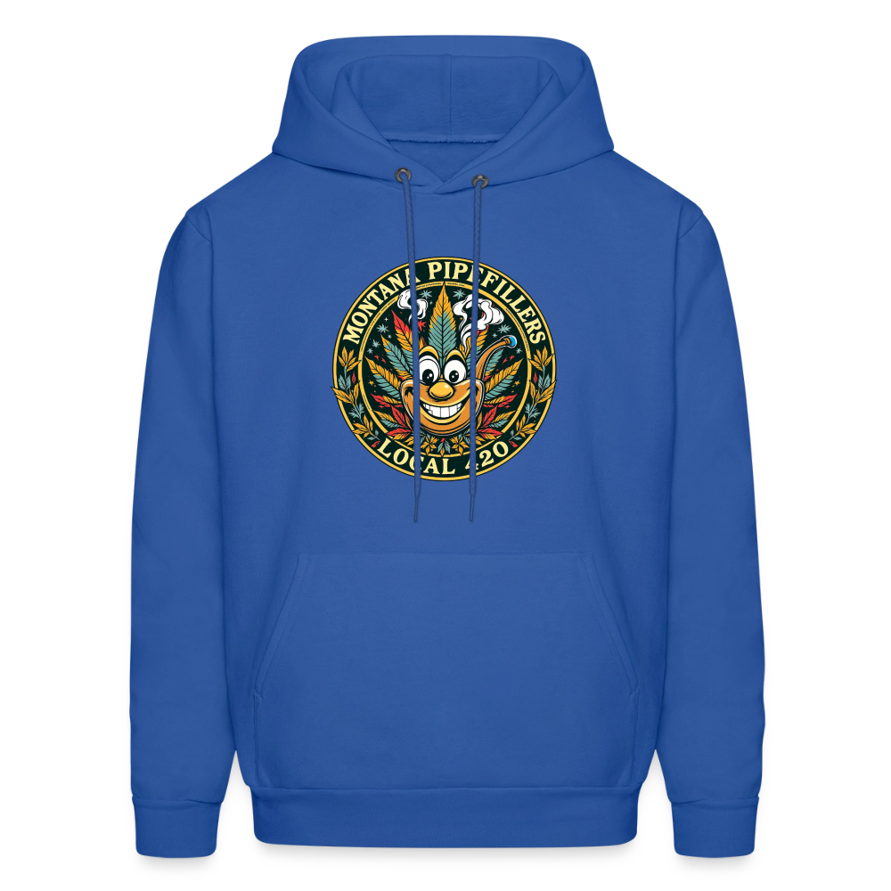 MONTANA PIPEFILLERS LOCAL 420 Men's Hoodie - royal blue