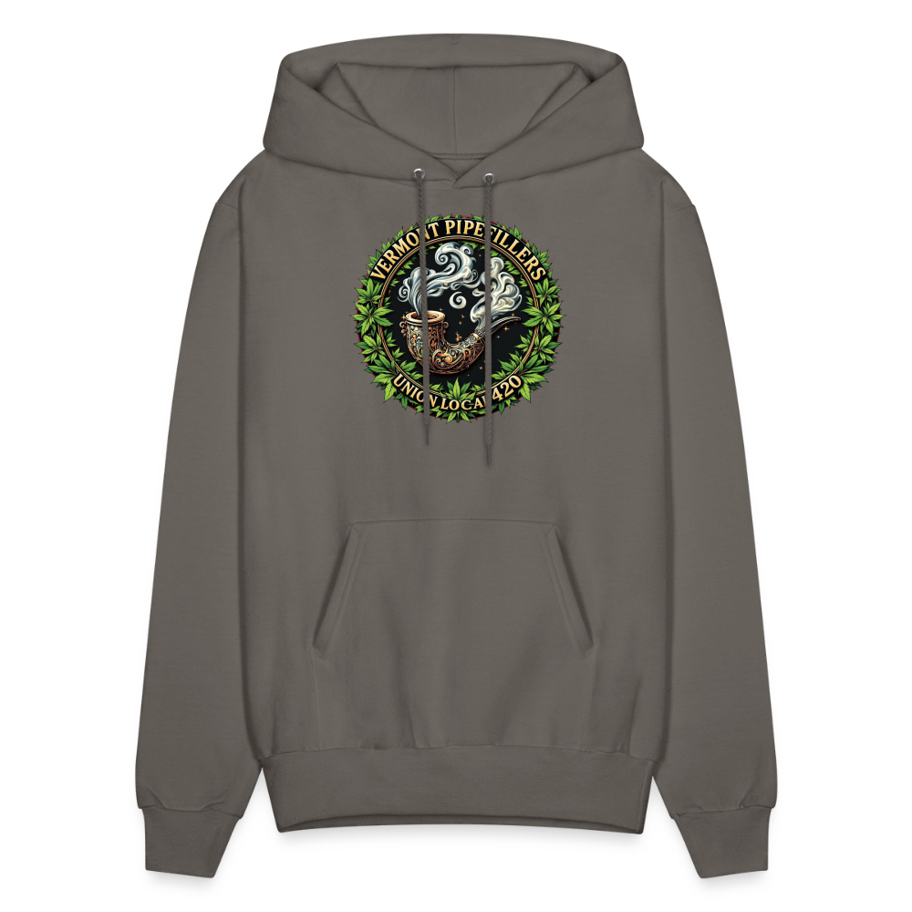 VERMONT PIPEFILLERS LOCAL 420 Men's Hoodie - asphalt gray