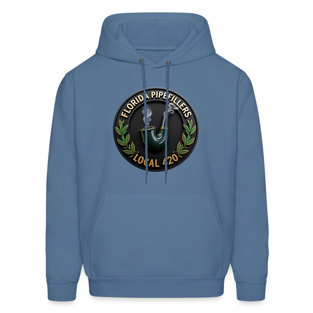 FLORIDA PIPEFILLERS LOCAL 420 Men's Hoodie - denim blue
