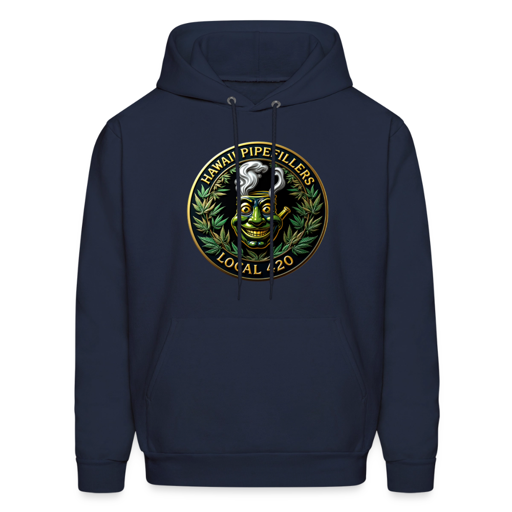 HAWAII PIPEFILLERS LOCAL 420 Men's Hoodie - navy