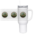 MASS PIPEFILLERS LOCAL 420 3 EMBLEM 40oz Travel Tumbler - white