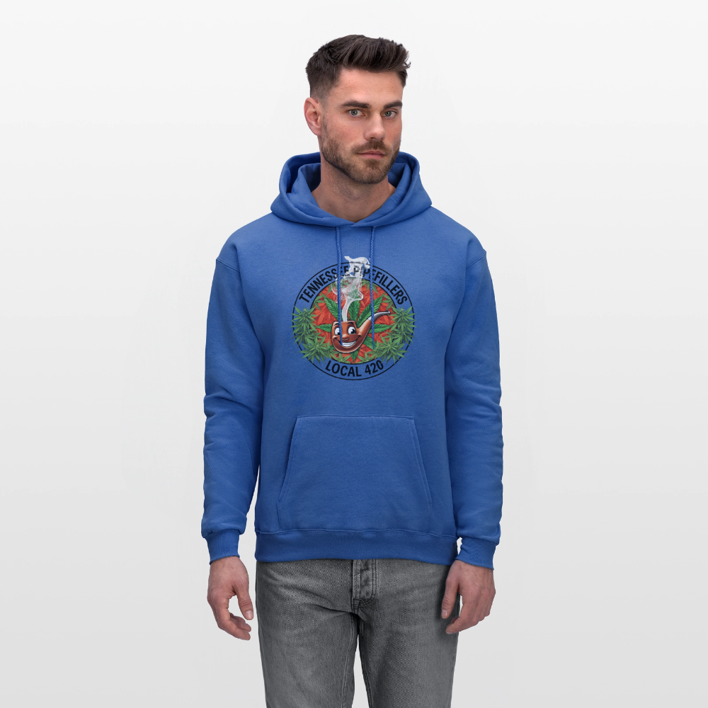 TENNESSEE PIPEFILLERS LOCAL 420 Men's Hoodie - royal blue