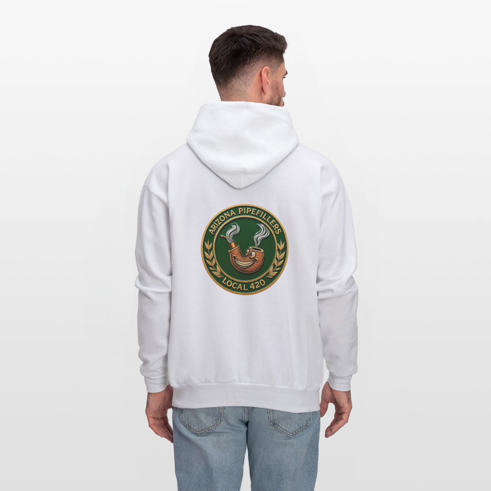 ARIZONIA PIPEFILLERS LOCAL 420 F/B DESIGN Men's Hoodie - white