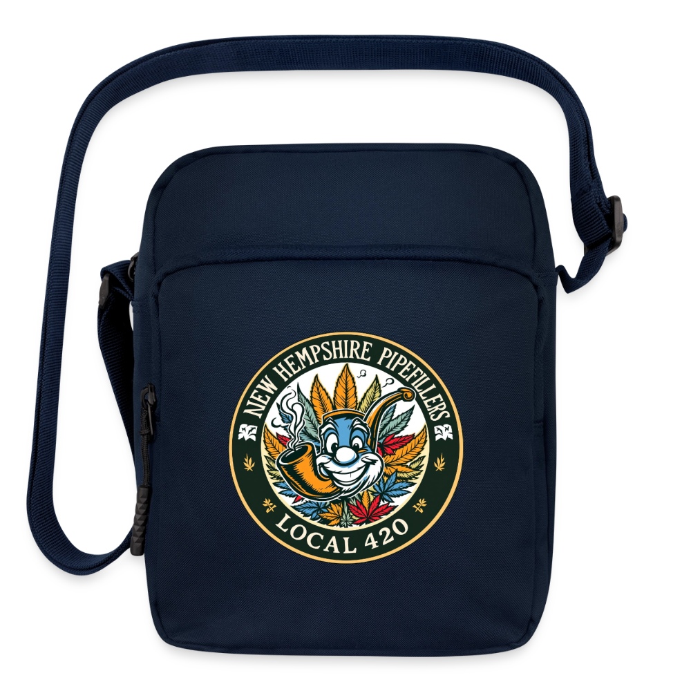 NEW HEMPSHIRE PIPEFILLERS LOCAL 420 Upright Crossbody Bag - navy