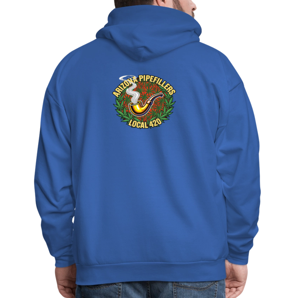 ARIZONA PIPEFILLERS LOCAL 420 F/B DESIGN Men's Hoodie - royal blue