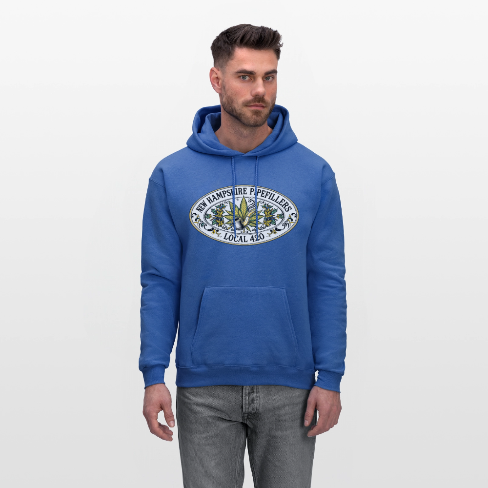 NEW HAMPSHIRE PIPEFILLERS LOCAL 420 Men's Hoodie - royal blue