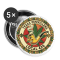 TEXAS PIPEFILLERS LOCAL 420 Union Buttons small 1'' (5-pack) - white