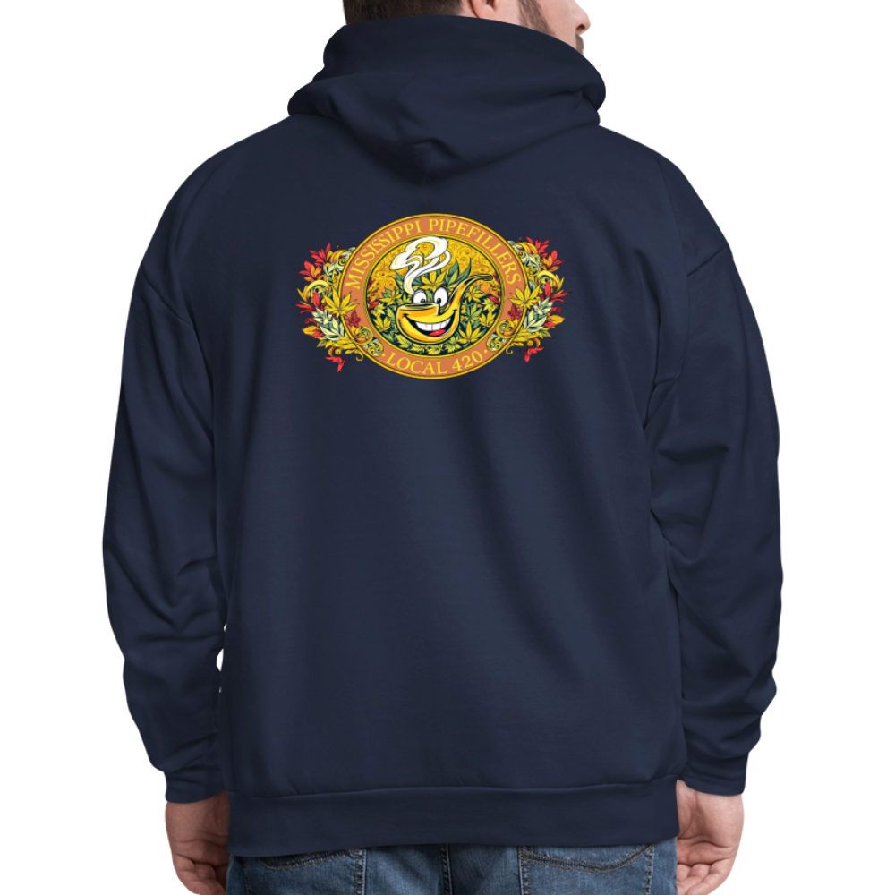 MISSISSIPPI PIPEFILLERS LOCAL 420 F/B DESIGNS Men's Hoodie - navy