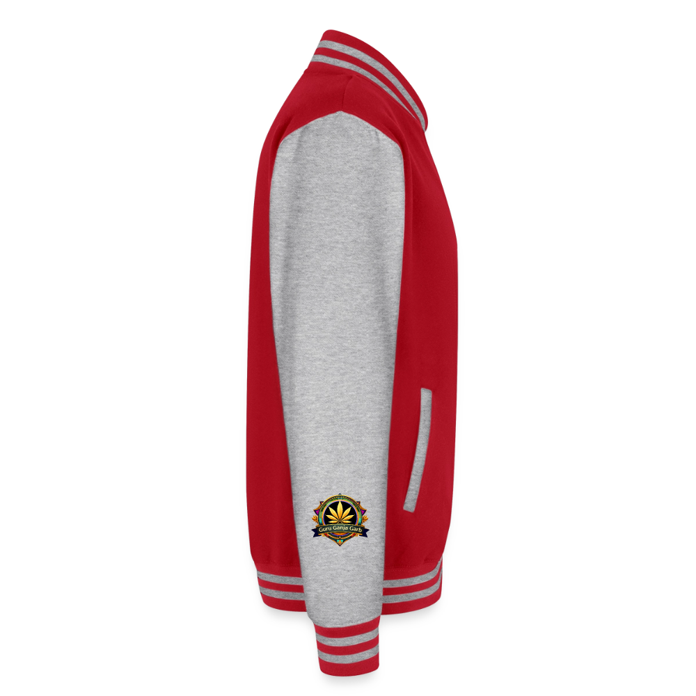 COLORADO PIPEFILLERS LOCAL 420 / 4 EMBLEM Unisex College Sweat Jacket - red/heather grey
