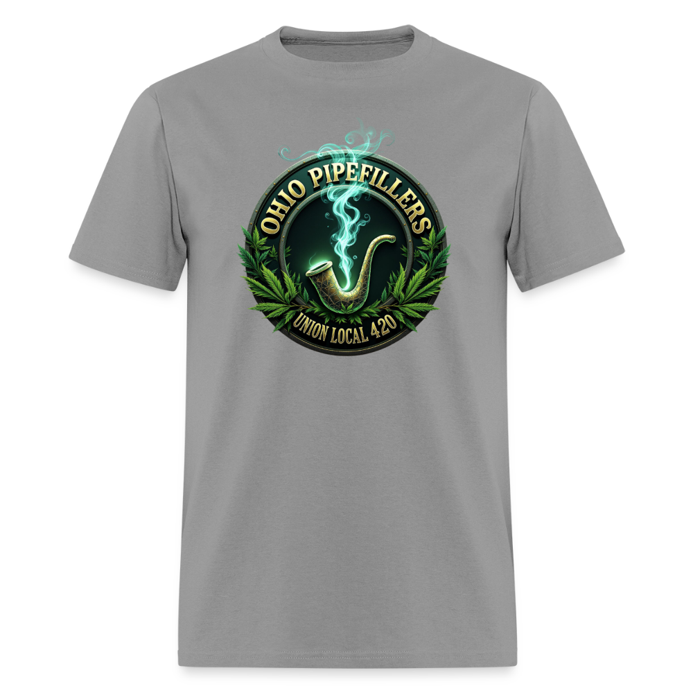 OHIO PIPEFILLERS UNION LOCAL 420 F/B DESIGNS Men's T-Shirt - rock