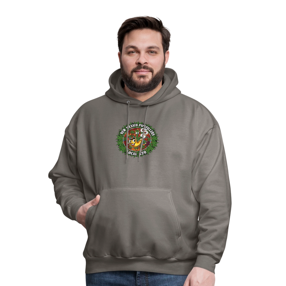 NEW MEXICO PIPEFILLERS LOCAL 420 Men's Hoodie - asphalt gray