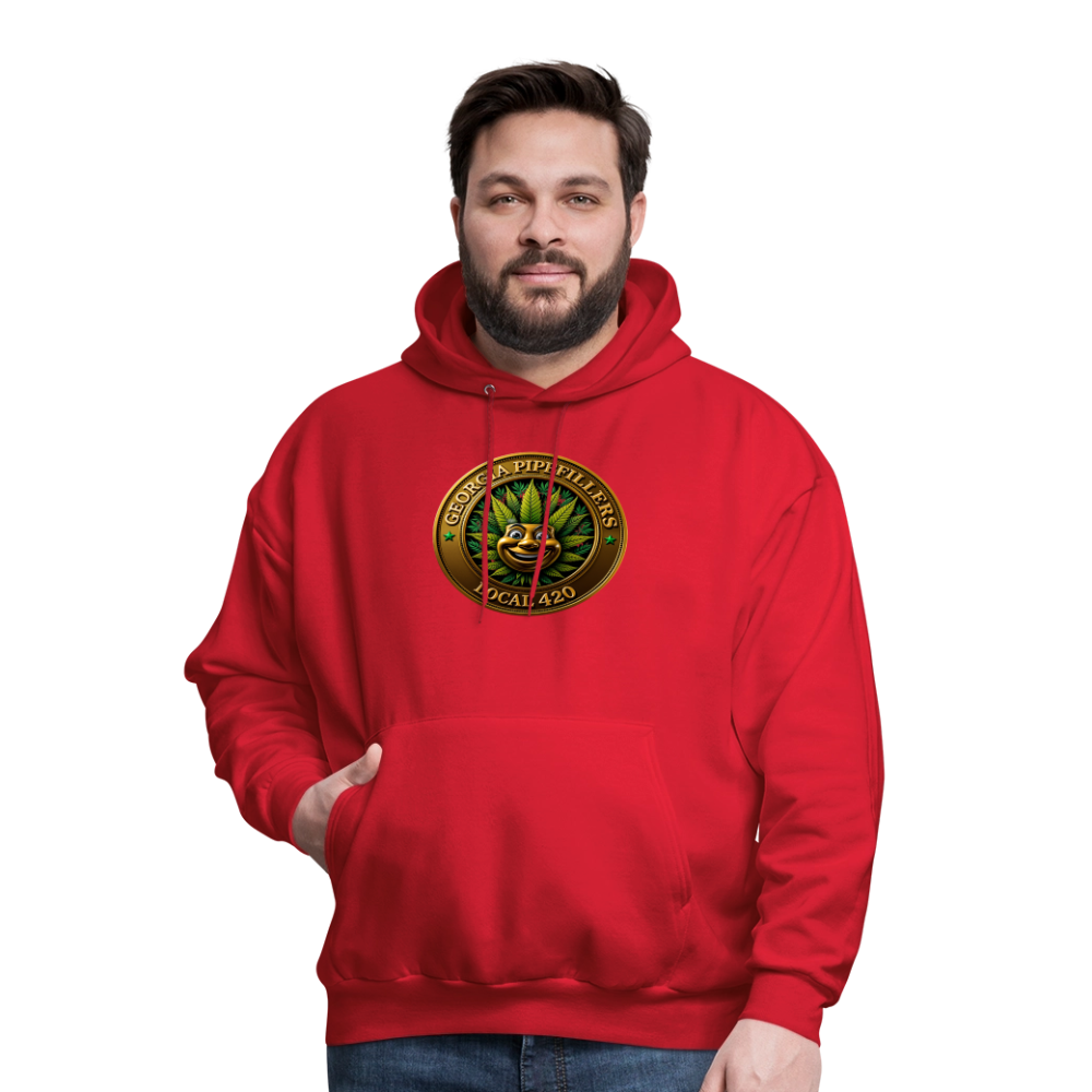 GEORGIA PIPEFILLERS LOCAL 420 Men's Hoodie - red