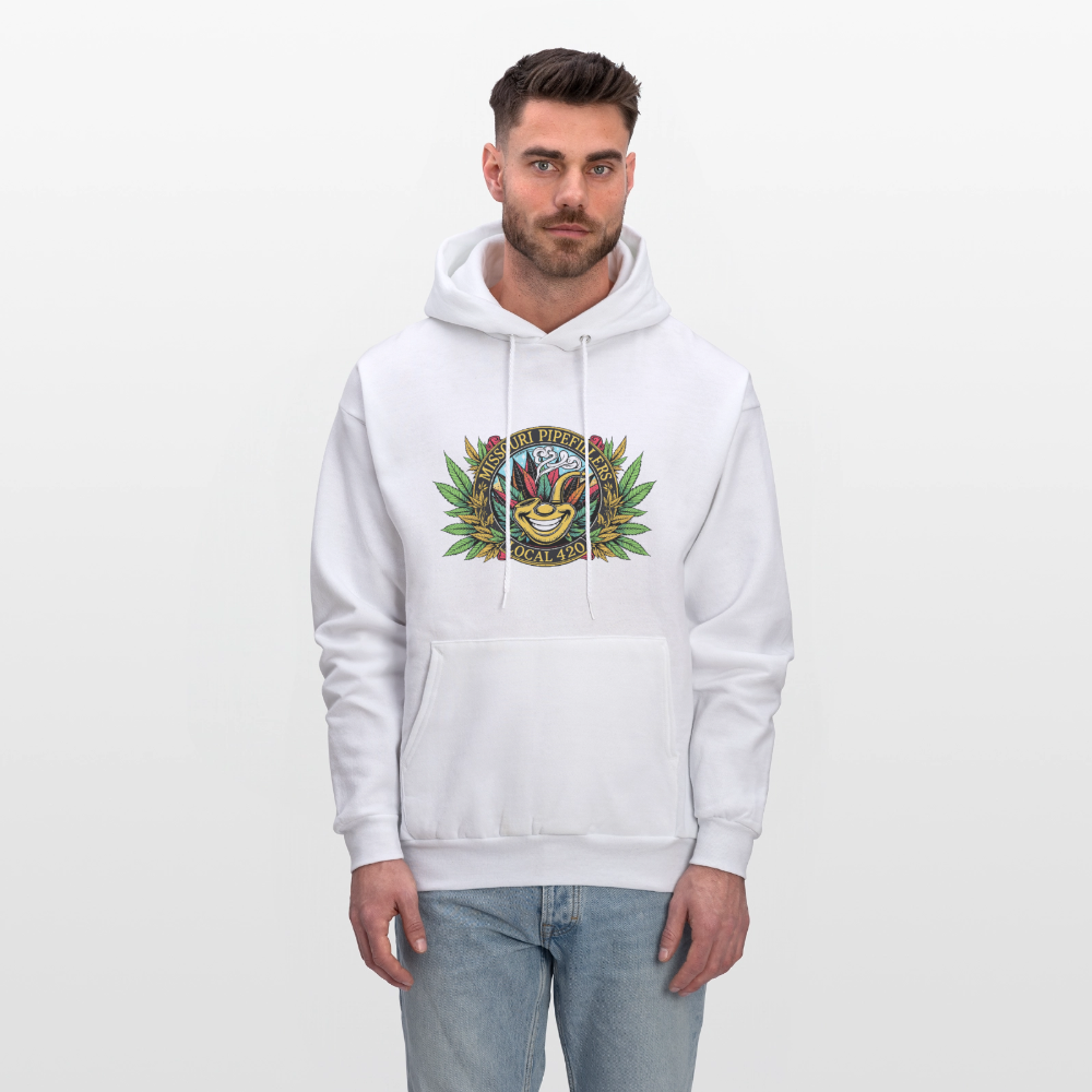 MISSOURI PIPEFILLERS LOCAL 420  F/B DESIGNS Men's Hoodie - white