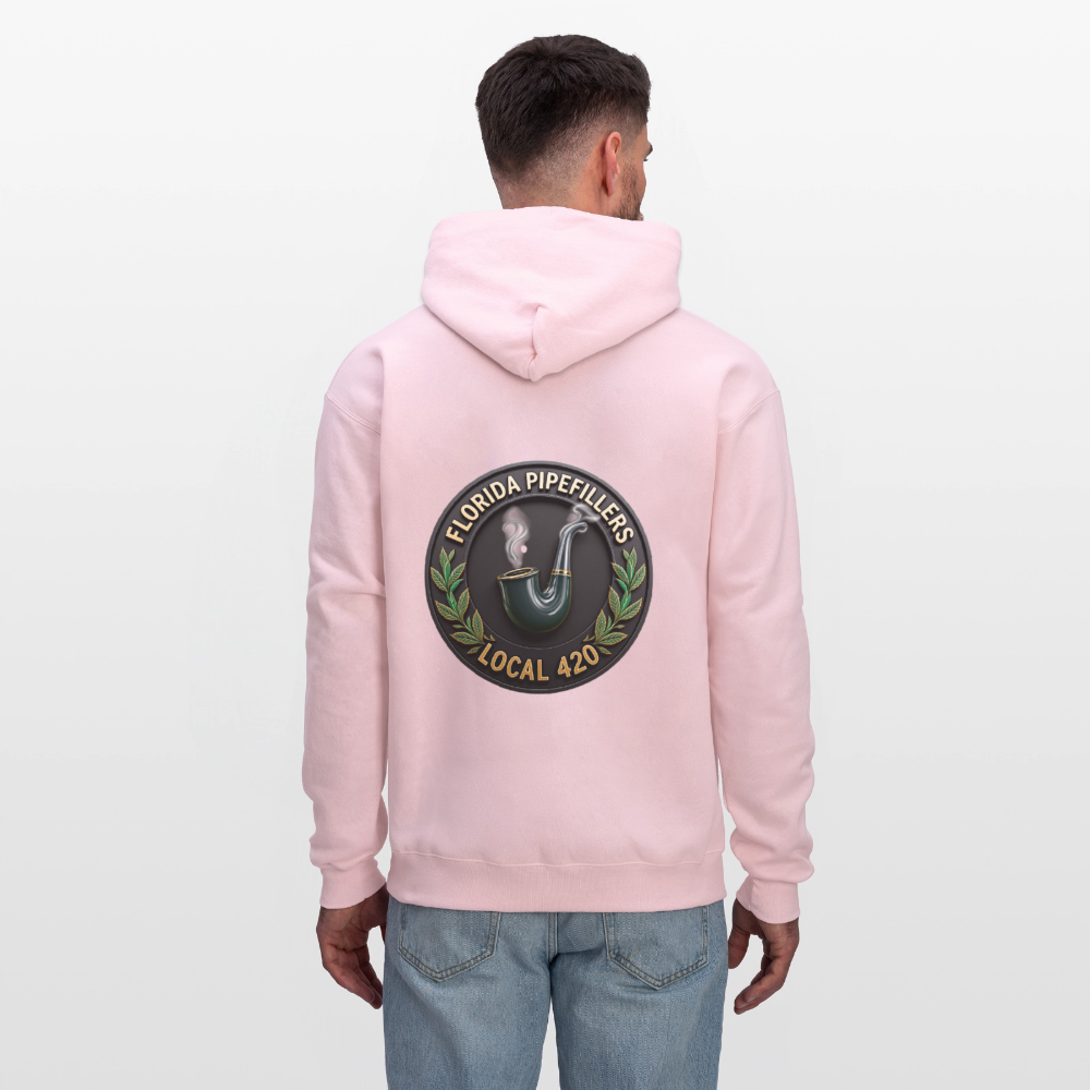 FLORIDA PIPEFILLERS LOCAL 420 F/B DESIGN Men's Hoodie - pale pink