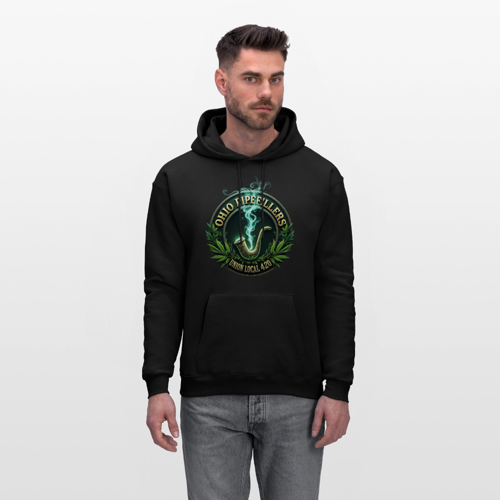 OHIO PIPEFILLERS UNION LOCAL 420 Men's Hoodie - black