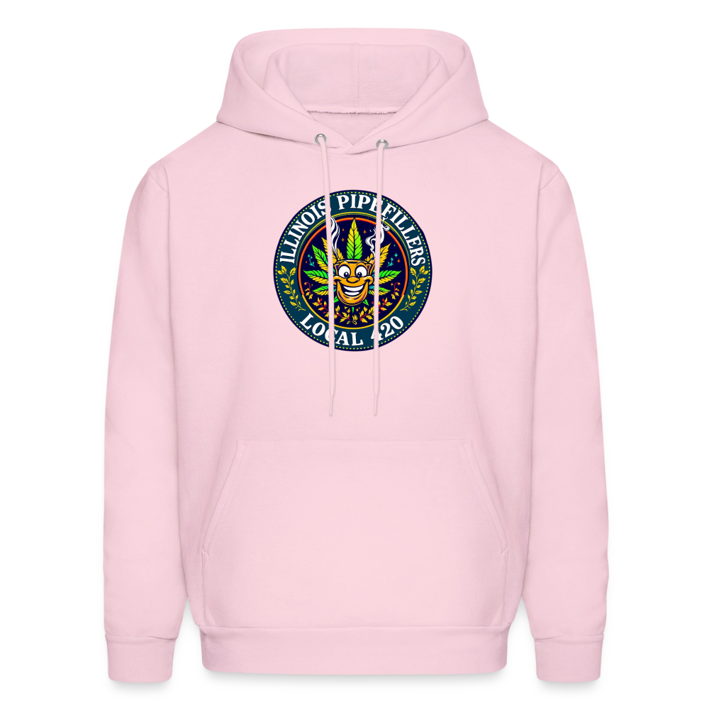 ILLINOIS PIPEFILLERS LOCAL 420 Men's Hoodie - pale pink