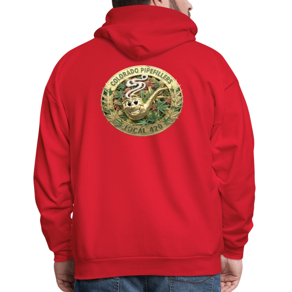 COLORADO PIPEFILLERS LOCAL 420 Men's Hoodie - red