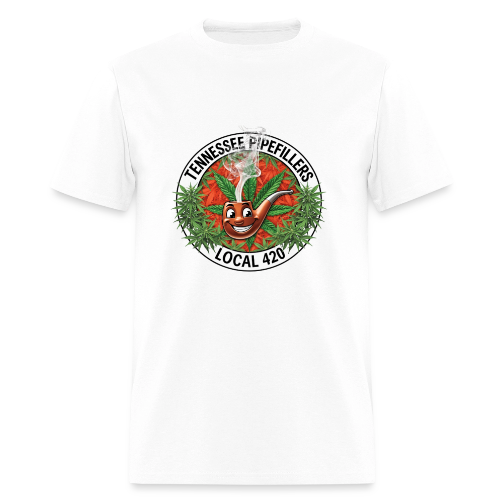 TENNESSEE PIPEFILLERS LOCAL 420 Men's T-Shirt - white