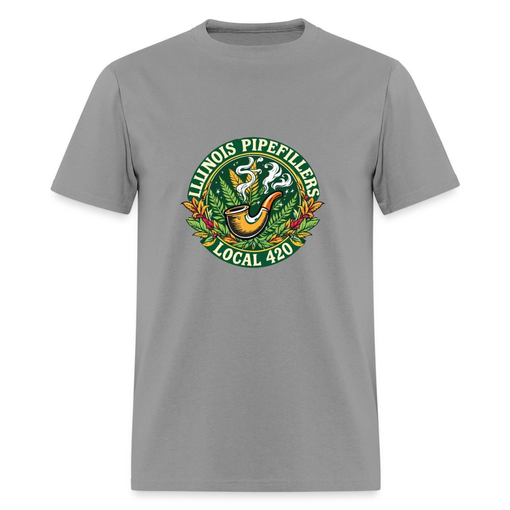 ILLINOIS PIPEFILLERS LOCAL 420 Men's T-Shirt - rock