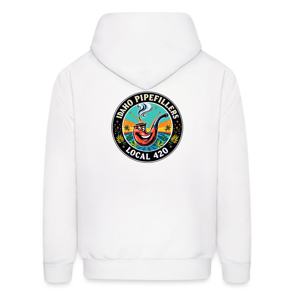 IDAHO PIPEFILLERS LOCAL 420 F/B DESIGN Men's Hoodie - white