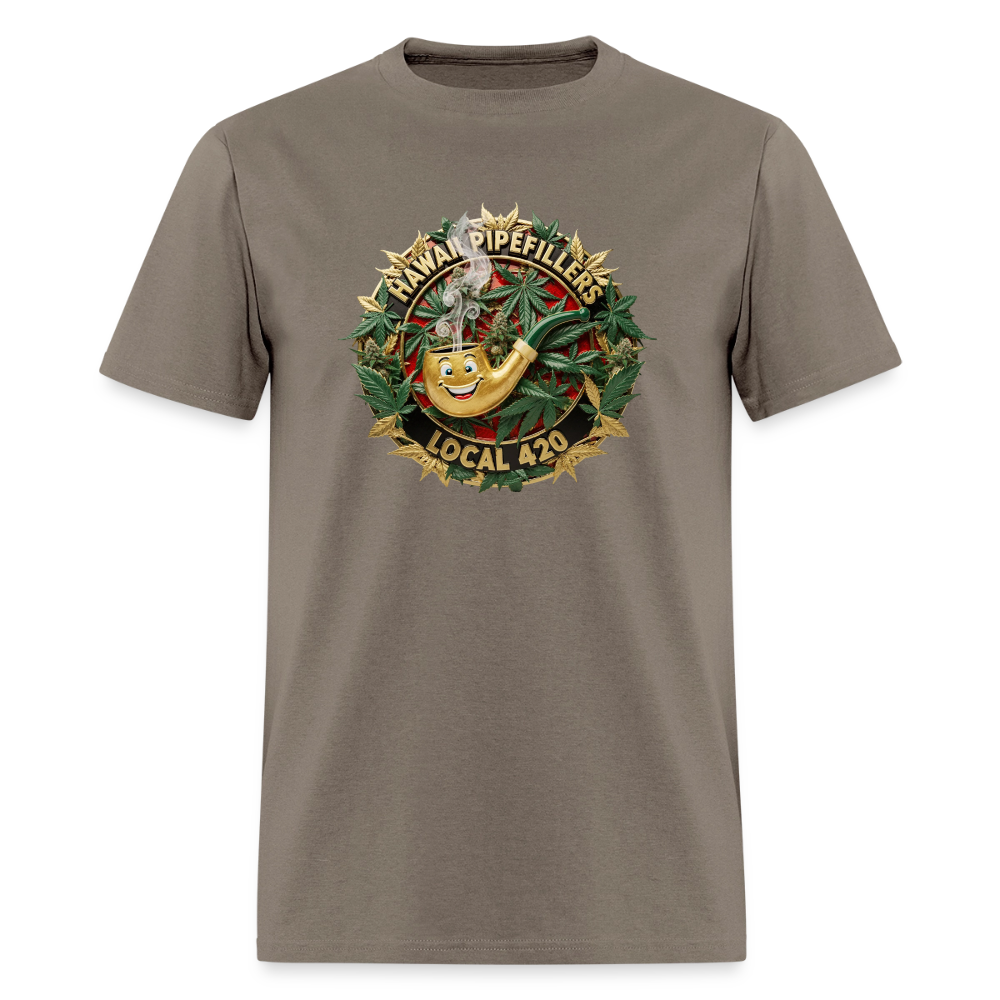 HAWAII PIPEFILLERS LOCAL 420 F/B DESIGN Men's T-Shirt - safari