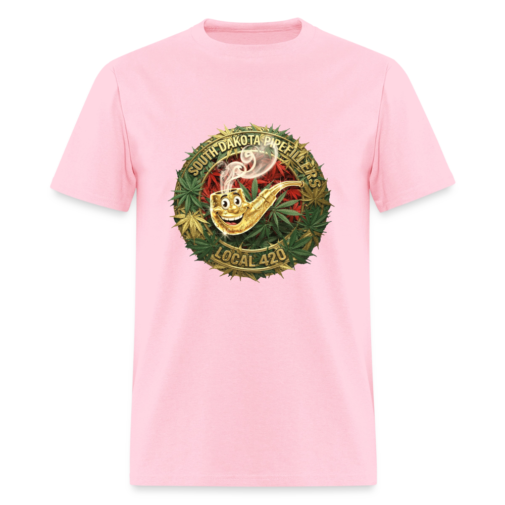 SOUTH DAKOTA PIPEFILLERS LOCAL 420 Men's T-Shirt - pink