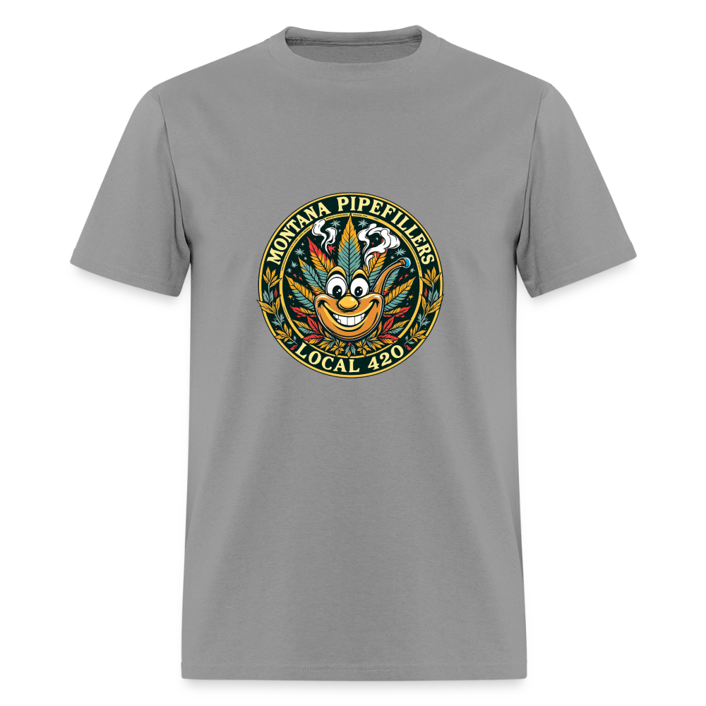 MONTANA PIPEFILLERS LOCAL 420 Men's T-Shirt - rock