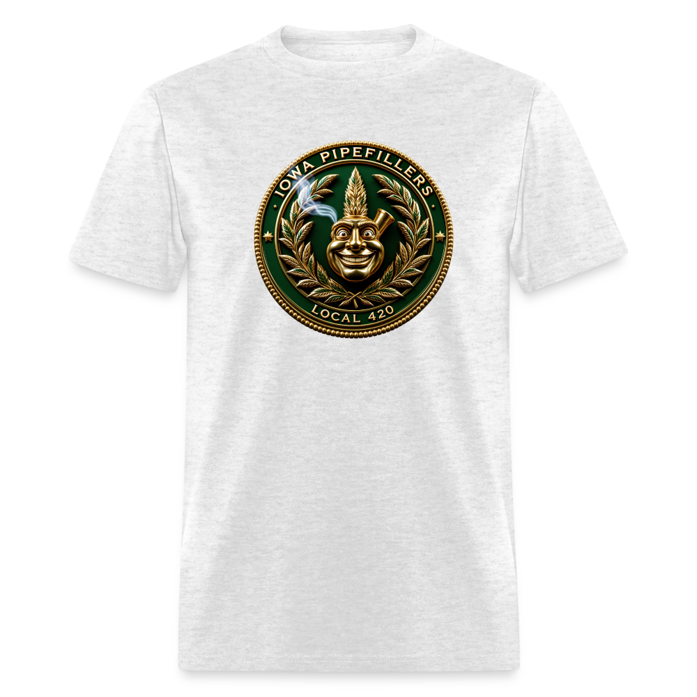 IOWA PIPEFILLERS LOCAL 420 Trucker Hat Men's T-Shirt - light heather gray