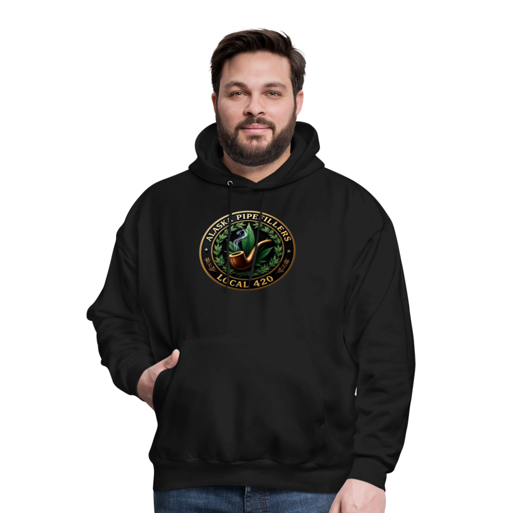 ALASKA PIPEFILLERS LOCAL 420 Men's Hoodie - black
