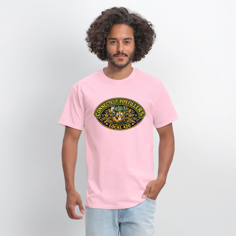 CONNECTICUT PIPEFILLERD LOCAL 420Men's T-Shirt - pink