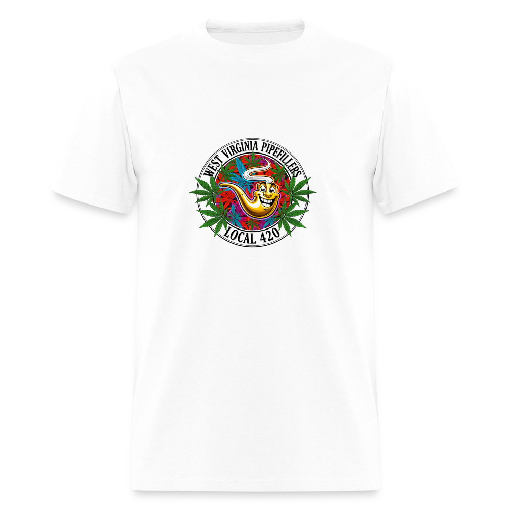 WEST VIRGINIA PIPEFILLERS LOCAL 420 Men's T-Shirt - white