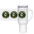 WISCONSIN PIPEFILLERS LOCAL 420 40oz Stainless Steel Travel Tumbler - white