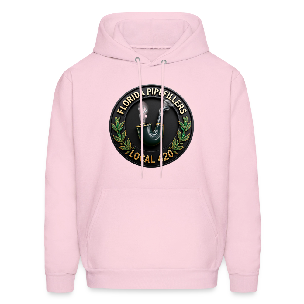 FLORIDA PIPEFILLERS LOCAL 420 F/B DESIGN Men's Hoodie - pale pink