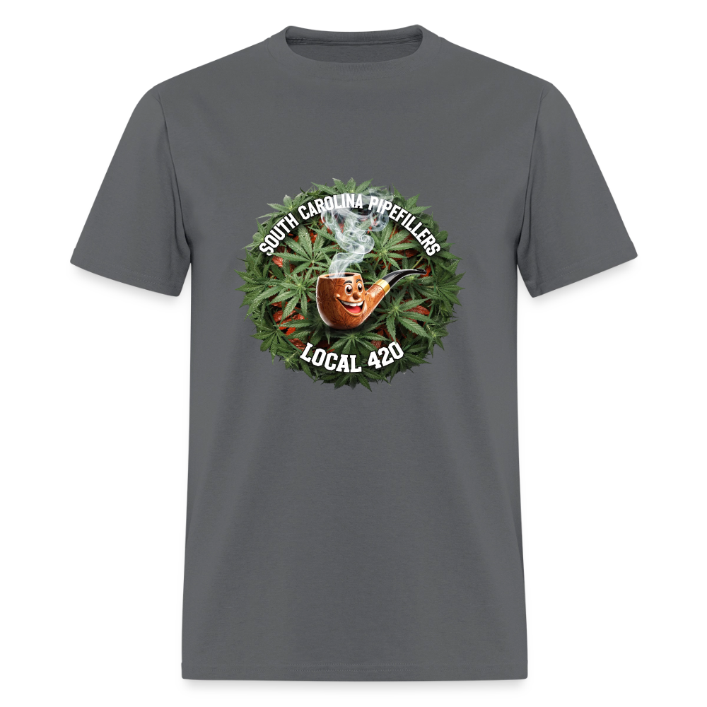 SOUTH CAROLINA PIPEFILLERS LOCAL 420 Men's T-Shirt - charcoal