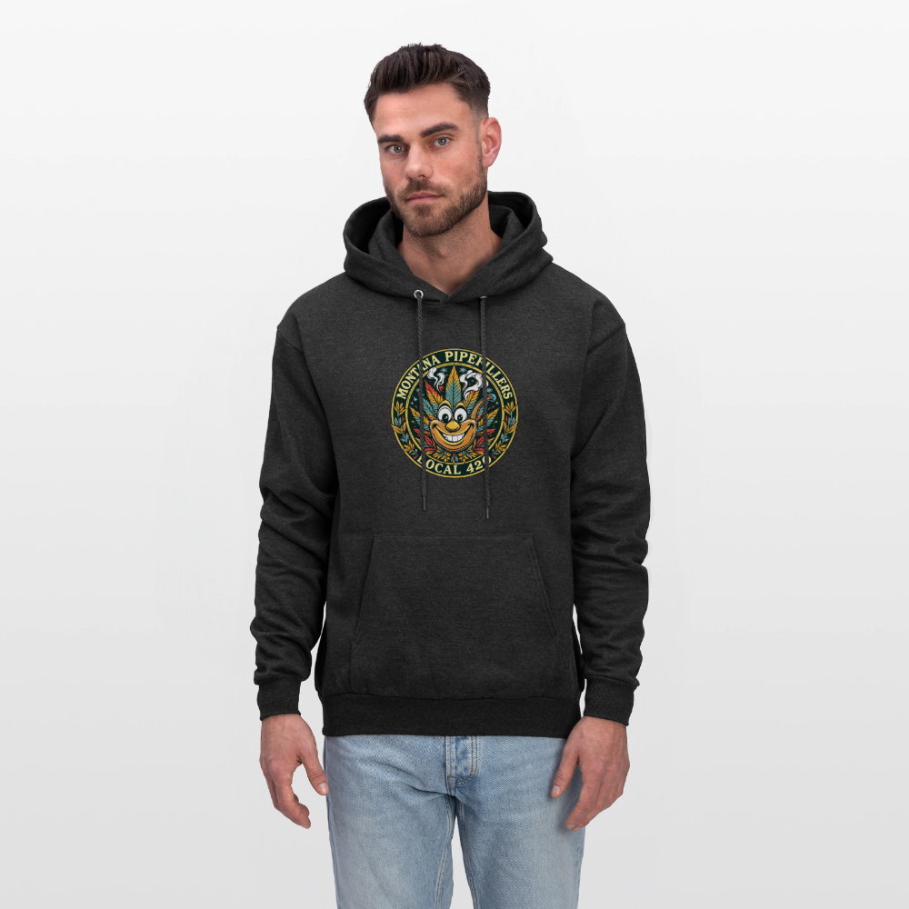 MONTANA PIPEFILLERS LOCAL 420 Men's Hoodie - charcoal grey