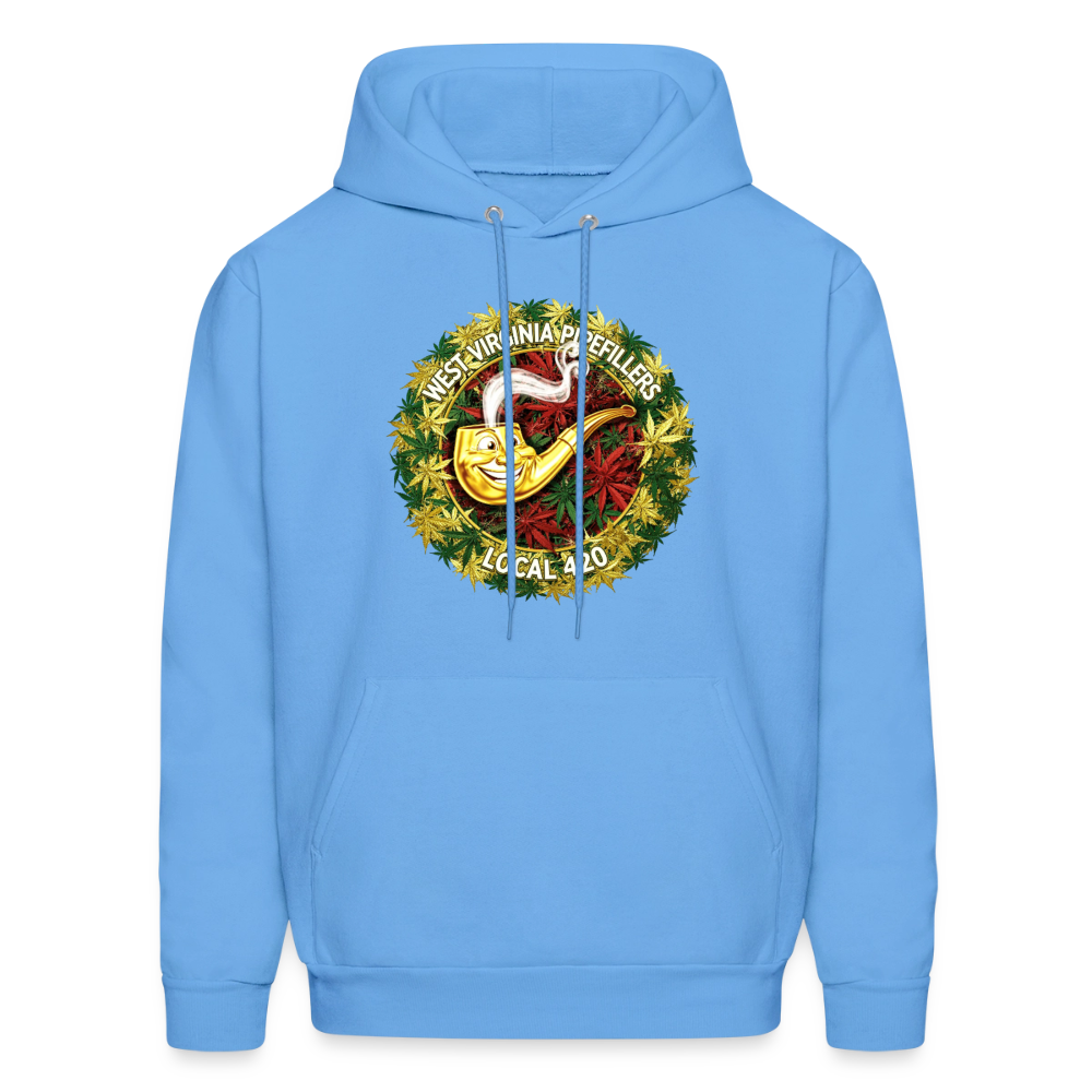 WEST VIRGINIA PIPIEFILLERS LOCAL 420 Men's Hoodie - carolina blue