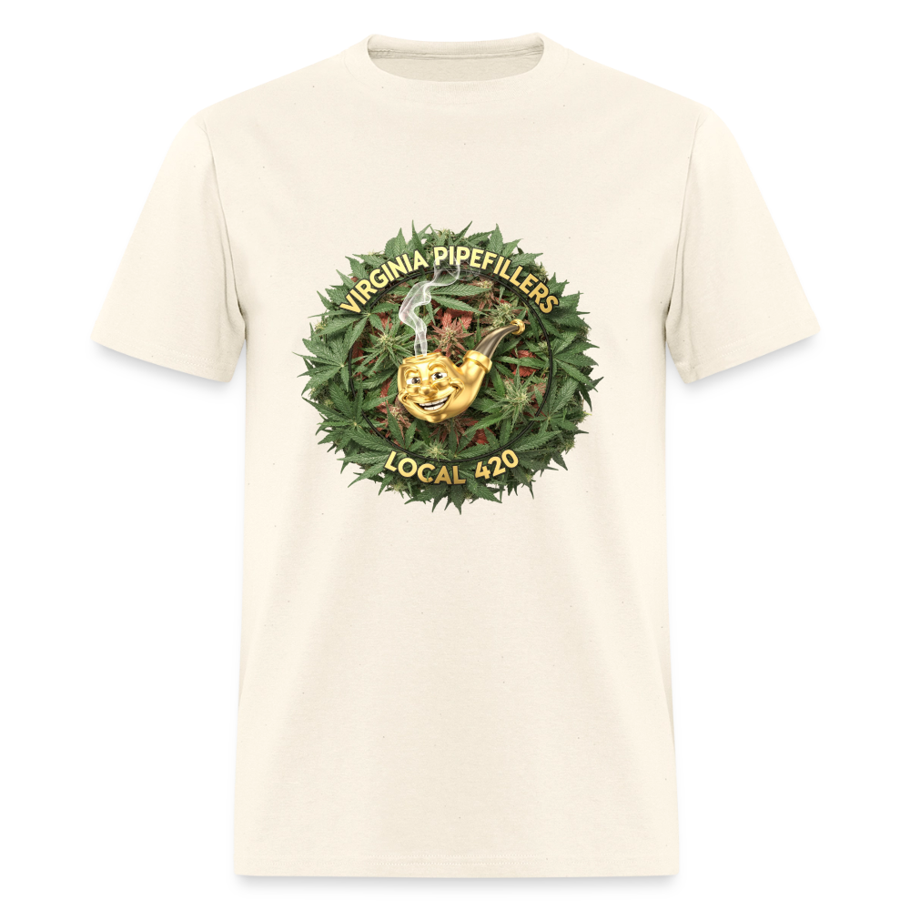 VIRGINIA PIPEFILLERS LOCAL 420 F/B DESIGN Men's T-Shirt - sweet cream heather