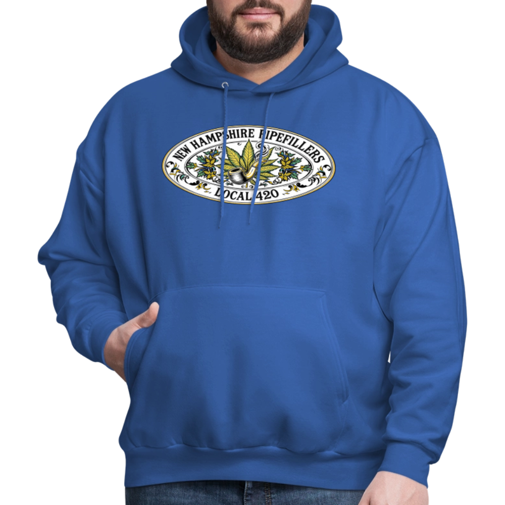 NEW HAMPSHIRE PIPEFILLERS LOCAL 420 Men's Hoodie - royal blue