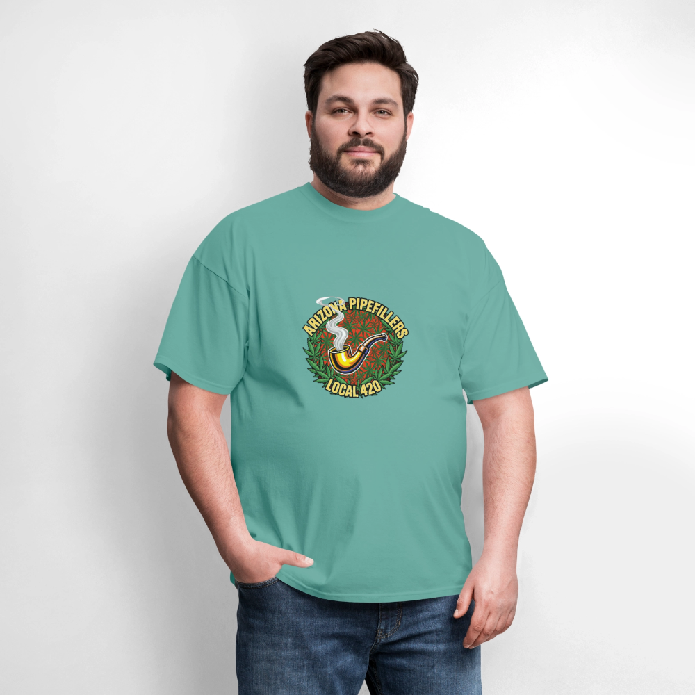 ARIZONA PIPEFILLERS LOCAL 420 MEN'S T-Shirt - aquatic