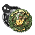 VIRGINIA PIPEFILLERS LOCAL 420 Union Buttons small 1'' (5-pack) - white