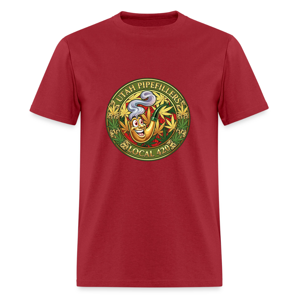 UTAH PIPEFILLERS LOCAL 420 Men's T-Shirt - true red