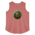 CONNECTICUT PIPEFILLERS LOCAL 420 Women's Curvy Relaxed Tank Top - mauve